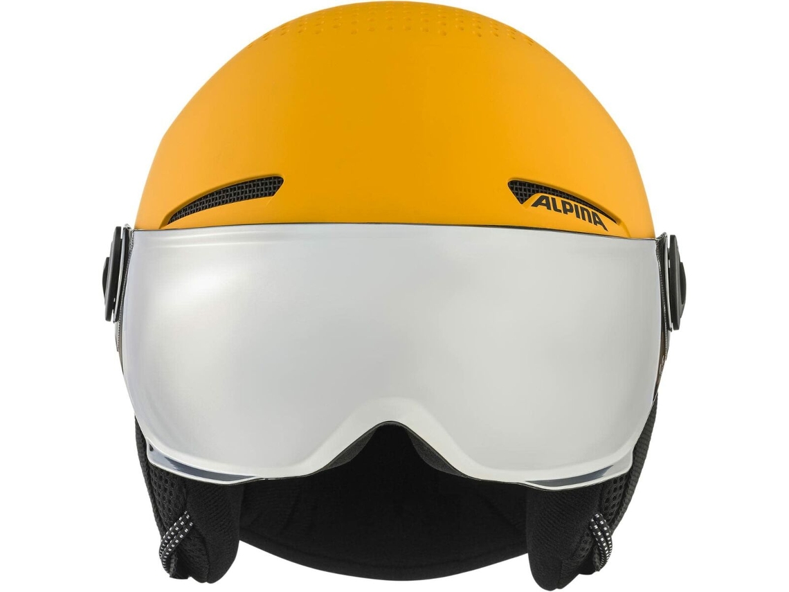 Casco de Esquí ALPINA Zupo Visor Q-Lite Amarillo 51-55 cm