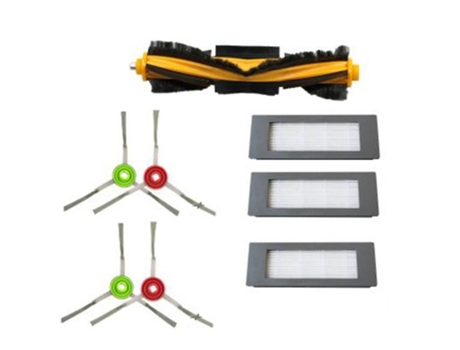 8pcs novo filtro de escova de rolo lateral para ecovacs deebot ozmo 900