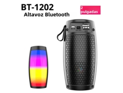 Altavoz Bluetooth Inalámbrico Portátil Para Exteriores 1202 Tws Con Graves Potentes