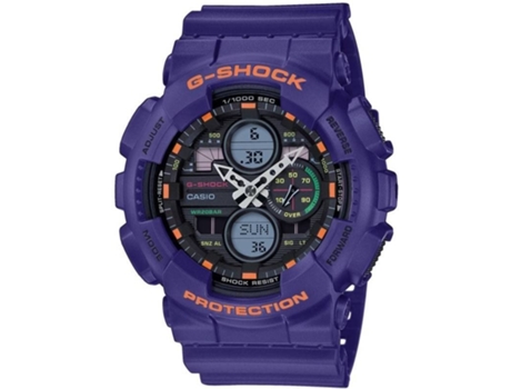 Reloj CASIO G-Shock Velocímetro Hombre (Acero y Resina - Morado)