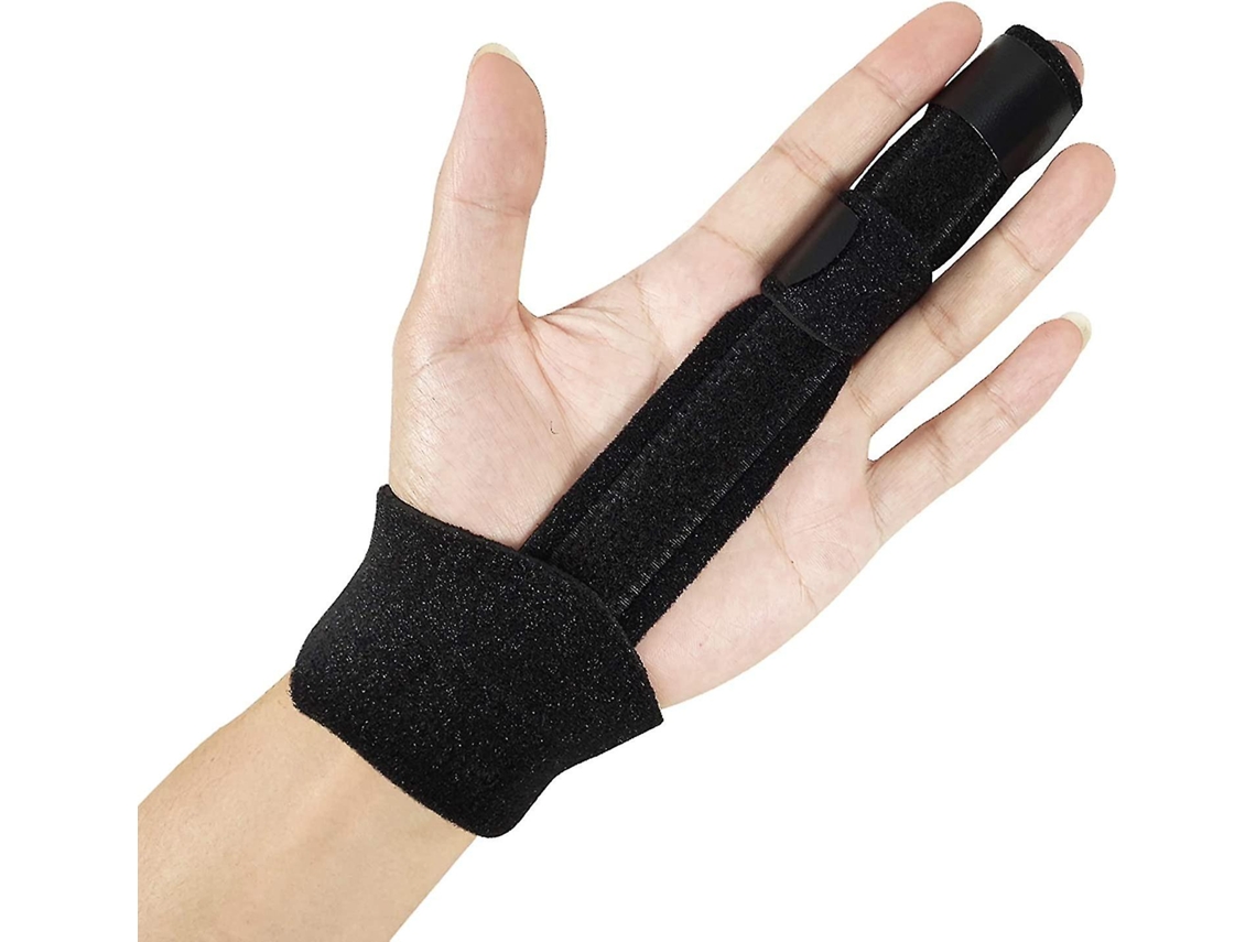 Splint Para Dedos Con Soporte De Aluminio Ajustable Para Dedos Rotos Y Dolor De Gatillo