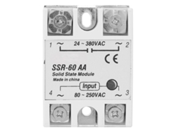 Relé De Estado Sólido Monofásico Ssr-60aa 60a 80-250vac