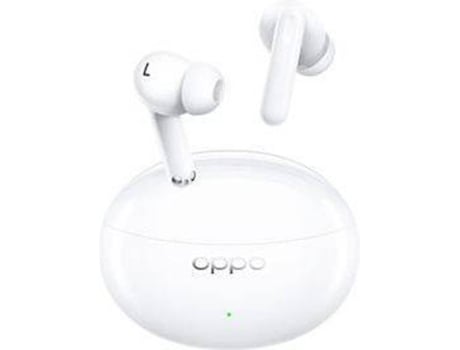 Auriculares Bluetooth True Wireless OPPO Enco Air3 Pro (In Ear - Micrófono - Noise Cancelling - Blanco)