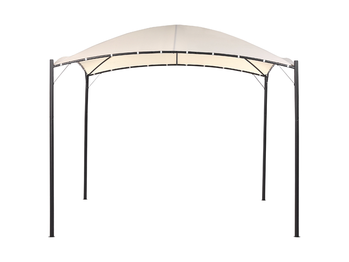Pérgula De Jardim Vomero Metal 305 Cm 305 Cm Creme