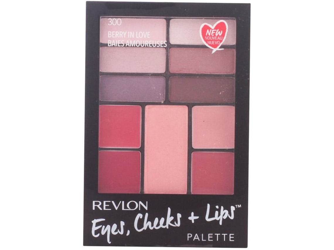 Lápiz de Ojos REVLON Palette Eyes, Cheeks + Lips 300-Berry In Love
