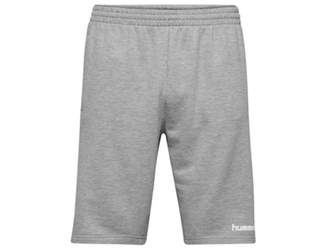 Pantalones para Hombre HUMMEL Go Cotton Gris para Fútbol (S)