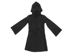 RNEMITERY Capa con capucha para hombre y mujer, elegante disfraz de cosplay con capa larga con capucha, túnica unisex de inspiración gótica para fiestas de másc