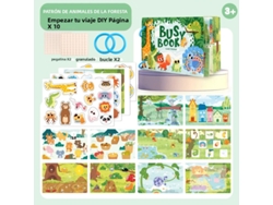 Libro de ortografía infantil con pegatinas incluidas MDUG (estilo 2)