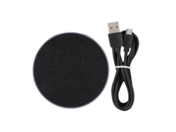 Cargador Inalámbrico 10w De Carga Rápida Base De Carga Inalámbrica Qi Para Samsung Negro