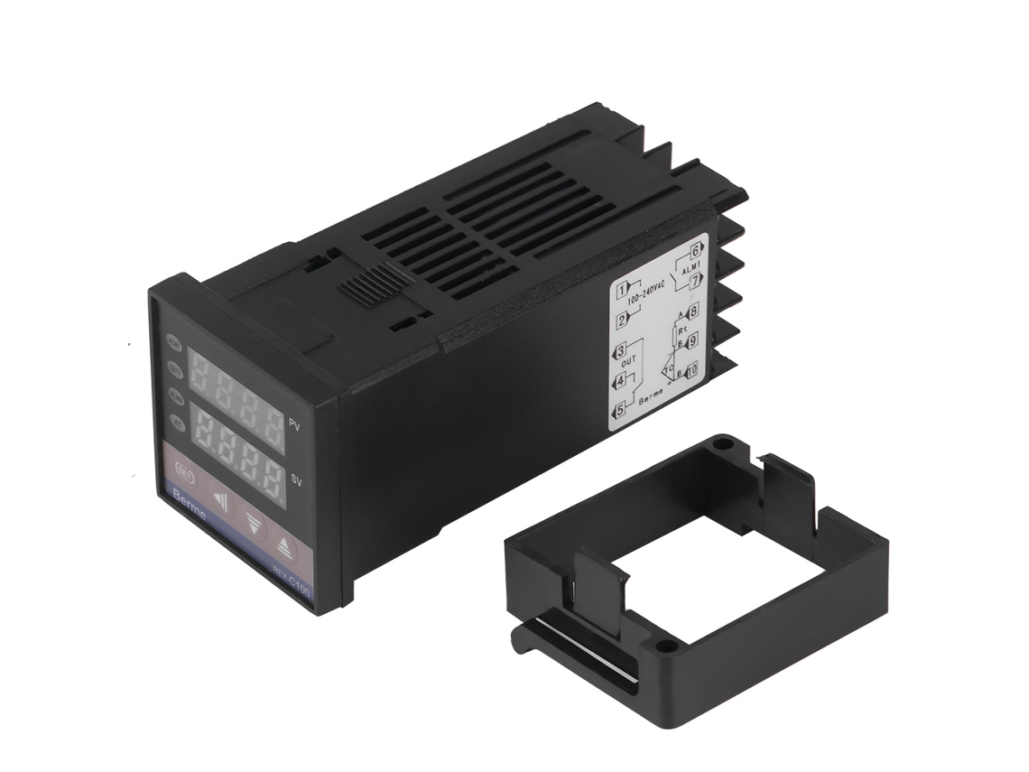 Controlador de temperatura digital con panel y salida de relé inteligente