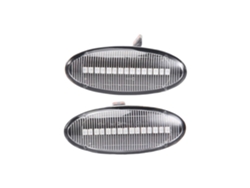 Luz Intermitente Lateral Led Dinámica Para Coche Qashqai J10 X-trail T31 Juke Leaf Micra Blanca