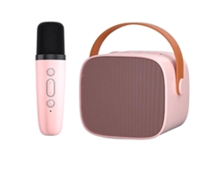 Máquina de karaoke para niños y adultos, altavoz Bluetooth portátil con micrófono inalámbrico, sonido nítido, juguete de regalo con micrófono Yizhood