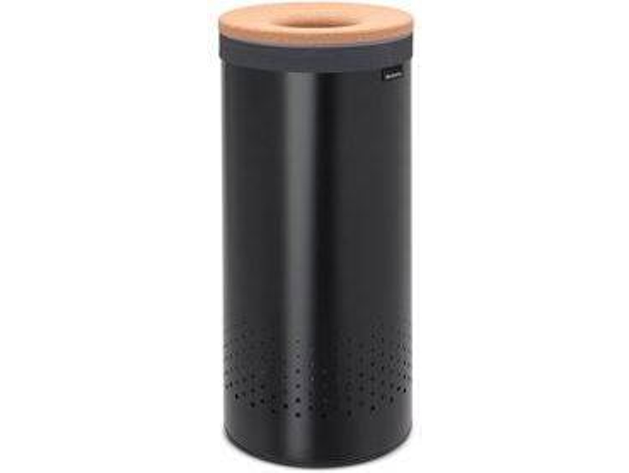 Cesta de Ropa BRABANTIA 120008 Inox (Negro - 3,35 kg - 30 x 30 x 65 cm - Garantía: 10 Años)
