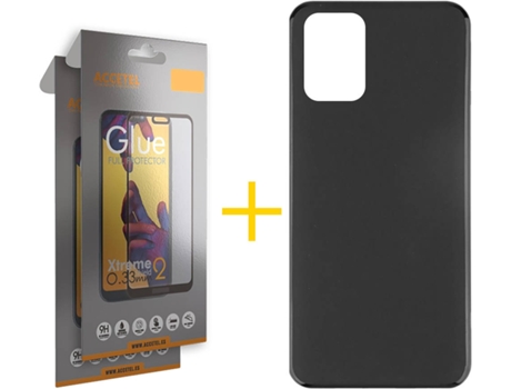 Kit Funda + 2 Protectores de Pantalla Xiaomi Redmi 10 SKYHE Full (Negro)
