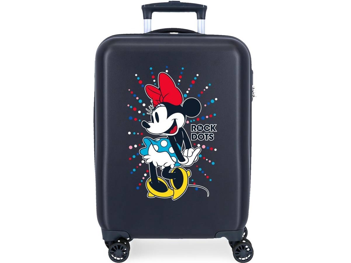 Maleta de Cabina DISNEY Minnie Rock Dots Rígida 55cm Azul