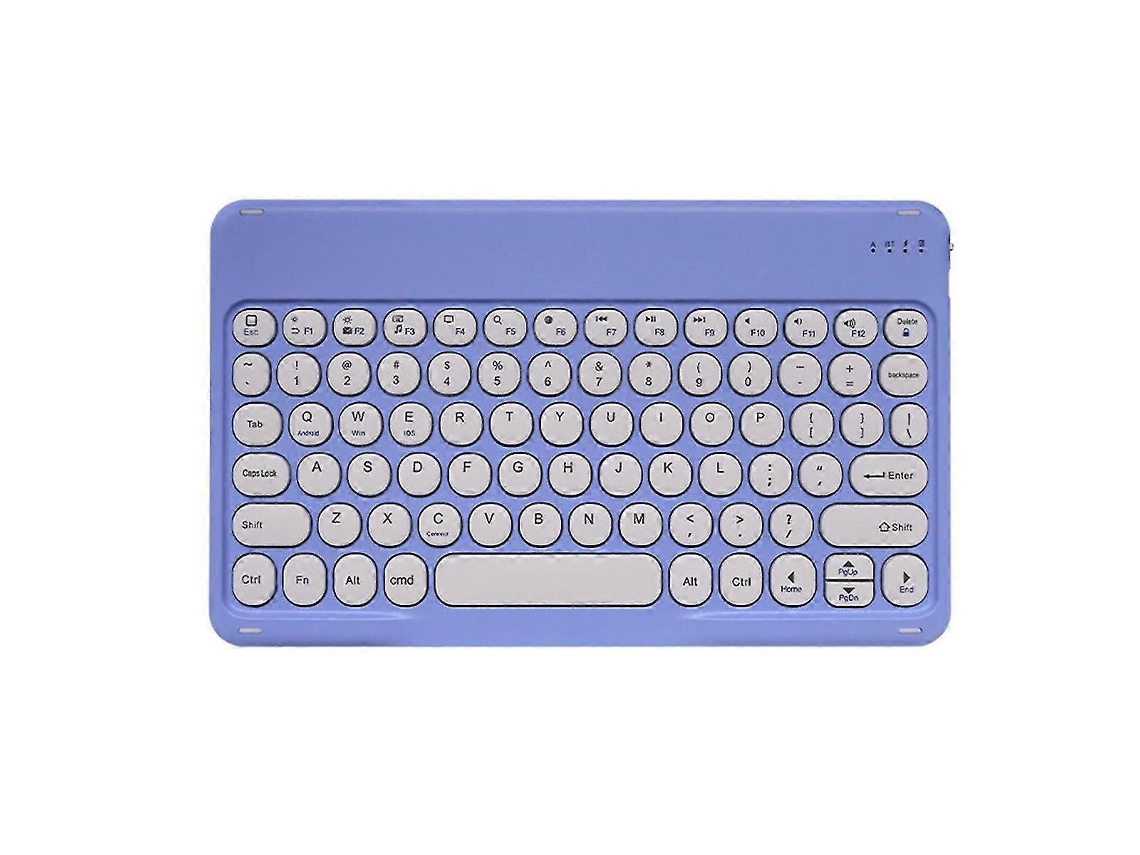 Teclado inalámbrico Bluetooth silencioso de 10 pulgadas con teclas redondas para tableta y portátil Everley891
