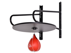 Pera Boxe Suporte Parede Giratório Treino Reflexos 60x73x80cm