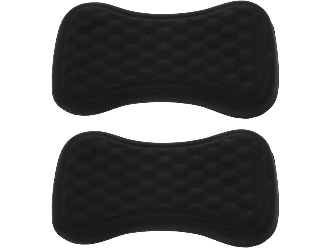 Juego De 2 Reposamuñecas Ergonómicos De Espuma Viscoelástica Para Soporte De Ratón Y Teclado.