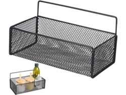 Juego de 1 soporte de pared para baño, organizador de cocina multifuncional, soporte Gokoco