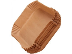 Rebe - 100 piezas de papel antiadherente resistente al aceite para freidora de aire, horno y microondas de 3 a 6 litros