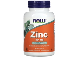Zinc, 50 Mg Supports Enzyme Functions 250 Tablets Now Foods