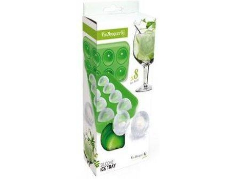 Molde Para Cubitos De Hielo Vin Bouquet Blanco
