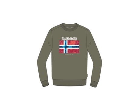 Sudadera de Hombre NAPAPIJRI Guiro Verde (XL)