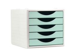 Archivador Modular Archivo 2000 ArchivoTec Serie 4000 5 cajones Verde Pastel (34 x 27 x 26 cm)