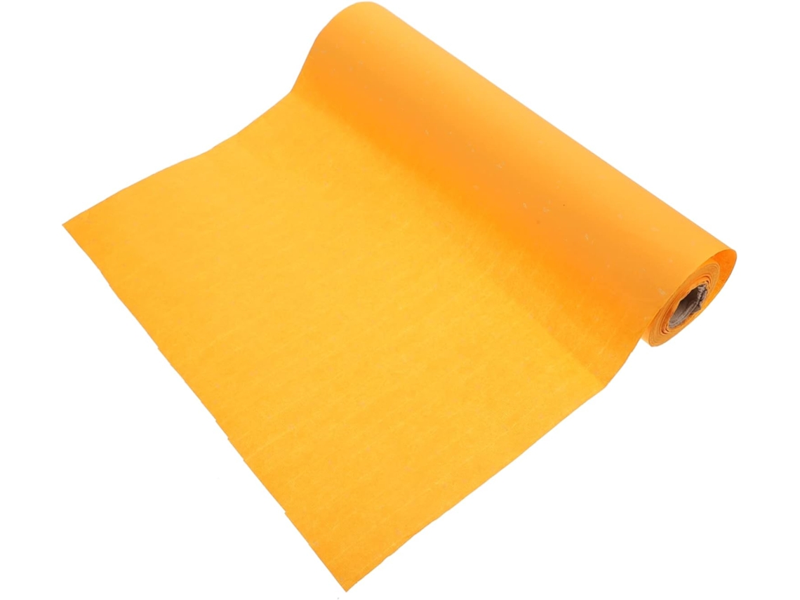 Papel Xuan, Caligrafía China, Ligero, Absorbente, Rollo Largo, Amarillo, Grueso.