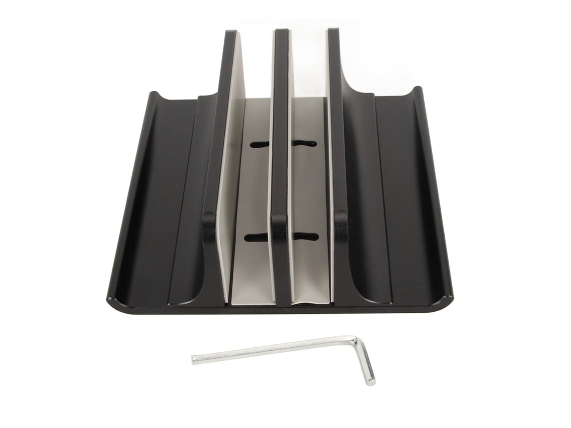 Soporte Para Portátil Con Dos Ranuras, Ajustable, Material De Aleación De Aluminio Anodizado