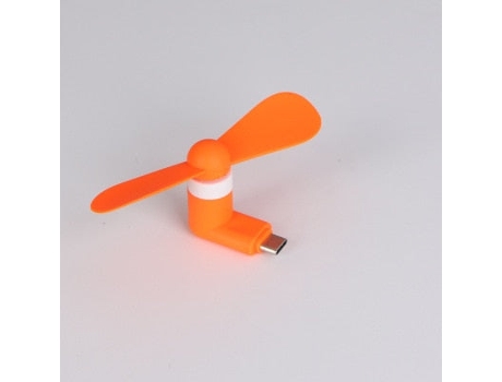 Mini Ventilador SLOWMOOSE Micro USB de Alta Calidad Naranja