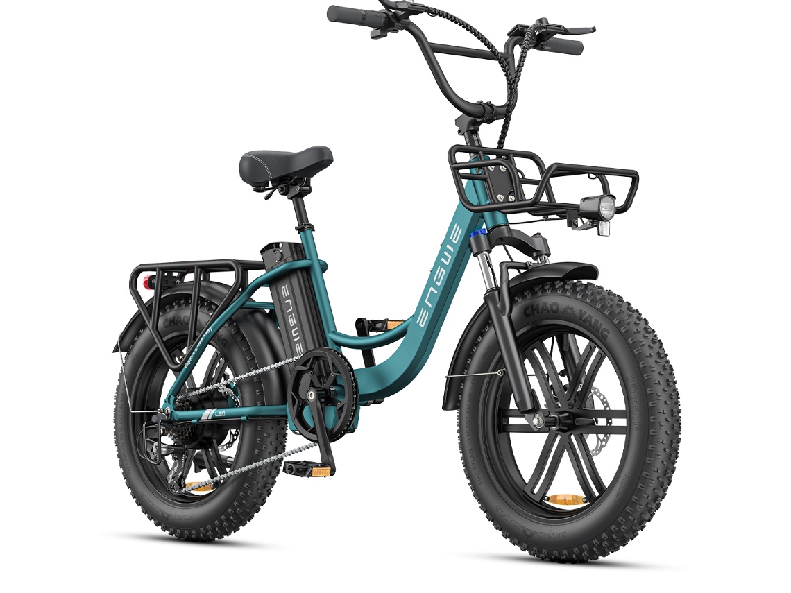Bicicleta Eléctrica Engwe L20 Boost Para Adultos, 250 W, 48 V 13 Ah, Neumáticos 20*4.0, Asistencia Al Pedaleo Y 7 Velocidades