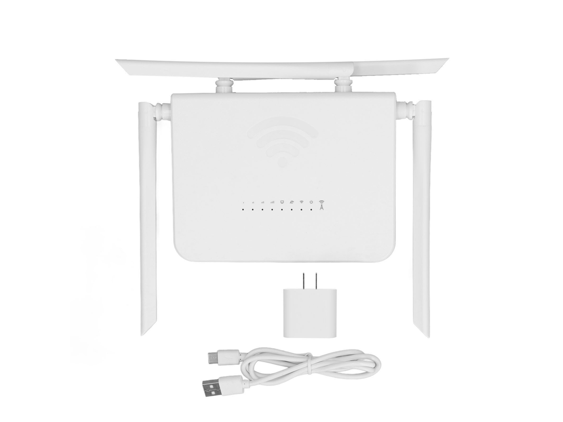 Router Inalámbrico 4g Lte 300 Mbps 4 Antenas Hotspot Wifi Móvil Desbloqueado Con Ranura Para Tarjeta Sim Y Conector Ee. Uu.
