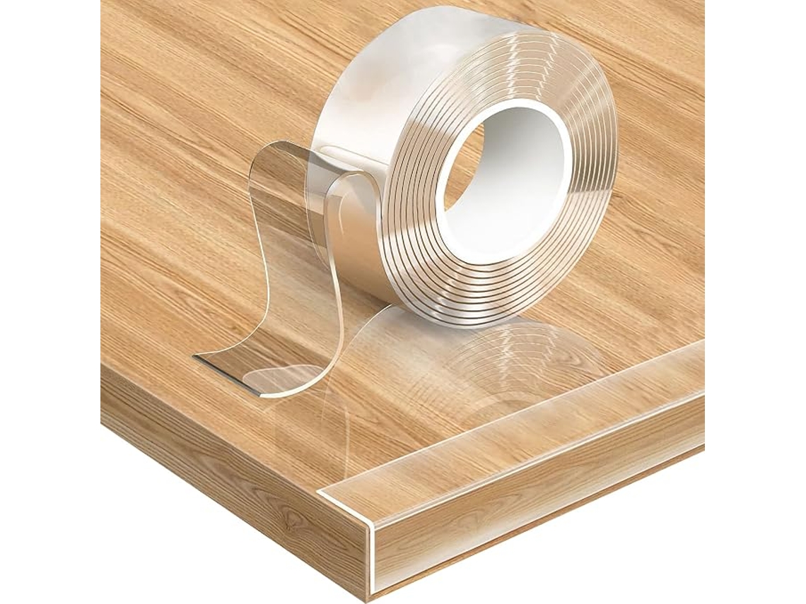 Cinta Protectora Bordes 5m Anchura 3cm Transparente, Para Muebles Vidrio