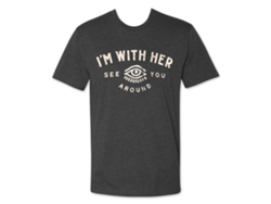I'm With Her Eyeball T-shirt Rockinstone Unisex Adults Best Sellers Size:xxxl