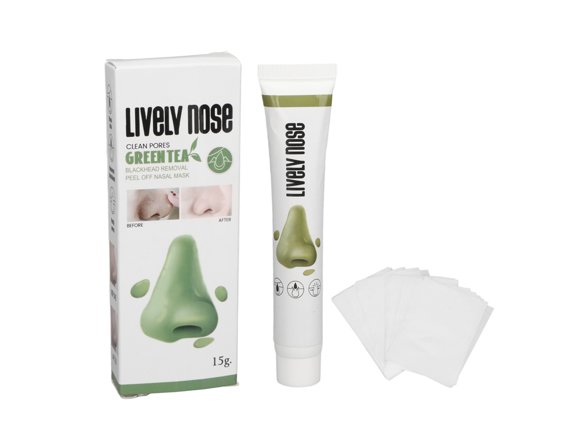 Máscara Nasal Descongestionante De Puntos Negros Peel Off Para Limpeza Profunda E Poros