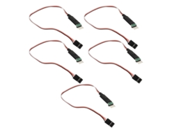 5 Unidades De Interruptores De Control Para Coches Rc Con Luz Intermitente, Receptor Ch3, Tercer Canal Inalámbrico Para Coches Rc.
