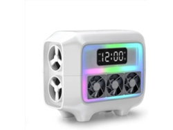 Base De Carga Para Altavoz Estéreo Bluetooth Con Luz Led Y Reloj Despertador. Estación De Carga Para Smartphone.