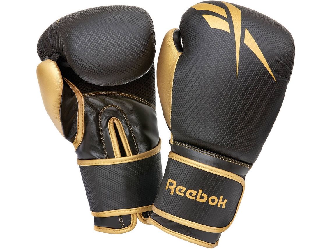 Guantes de Boxeo REEBOK Oro/Negro 12 Oz