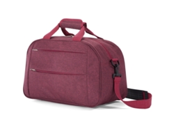 Bolsa De Viaje Benzi Bz5496 20l, Apta Para Ryanair Y Vueling, 40×25×20 Cm, 3 Compartimentos, Correa Ajustable, Poliéster Ligero, Rojo