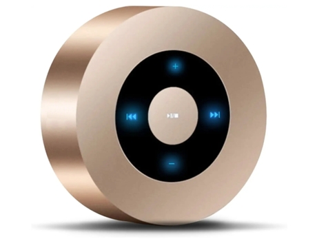 Altavoz Bluetooth ENZONS Mini 3D impermeable portátil 15H música para Iphone Ipad ducha niños niña regalo amarillo
