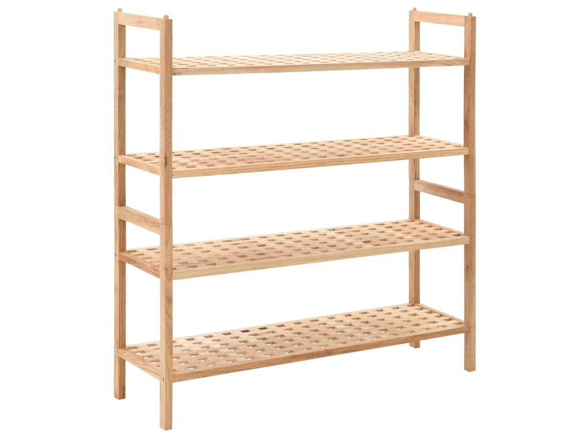 Zapatero de madera maciza de nogal (69 x 26 x 81 cm), DKD HOME DECOR