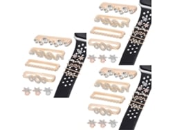 28 Piezas De Pulseras De Silicona Decorativas Con Anillos Metálicos, Accesorios De Joyería Para Pulseras.