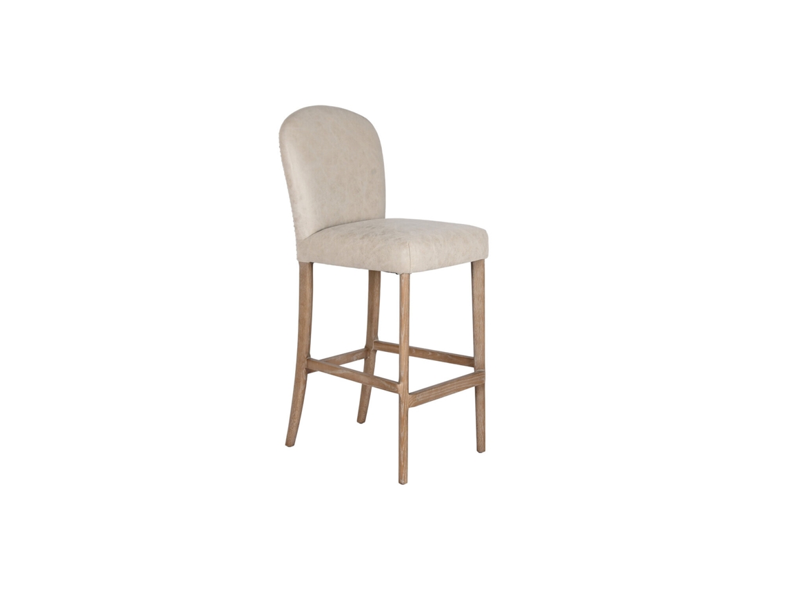 Taburete Fresno Piel Con Asa Decape 45,5x60x112cm