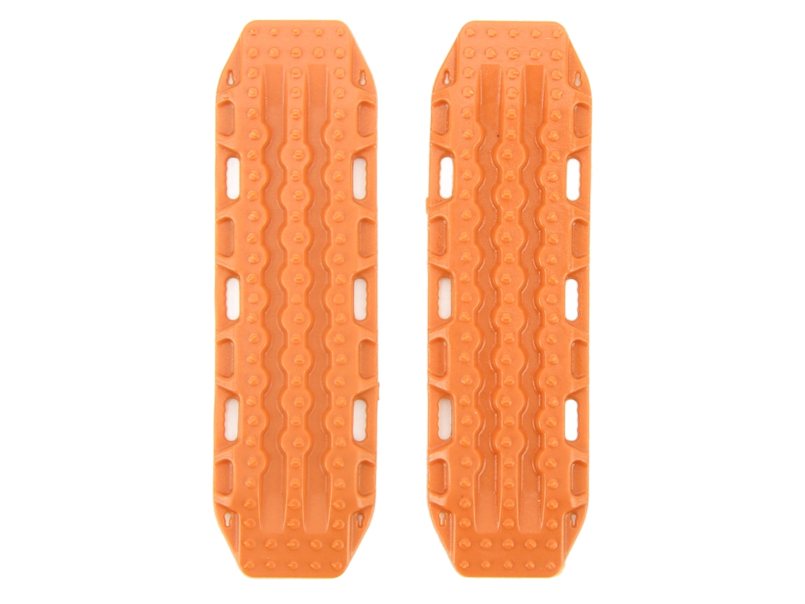 1 Par De Tablas De Escape De Plástico Antiderrame Con Forma De Escalera De Arena Para Coches Rc A Escala 1/18 Y 1/24, Color Naranja.
