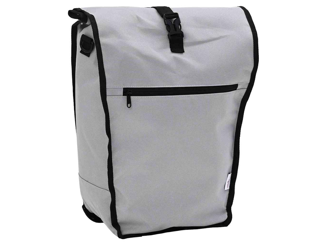 Bolsa Contemporánea Para Bicicleta Para Portaequipajes Vidaxl Gris Poliéster