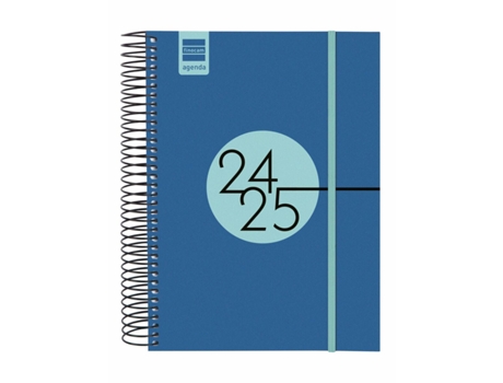 Agenda FINOCAM Azul Cobalto 15,5 x 21,2 cm 2024-2025