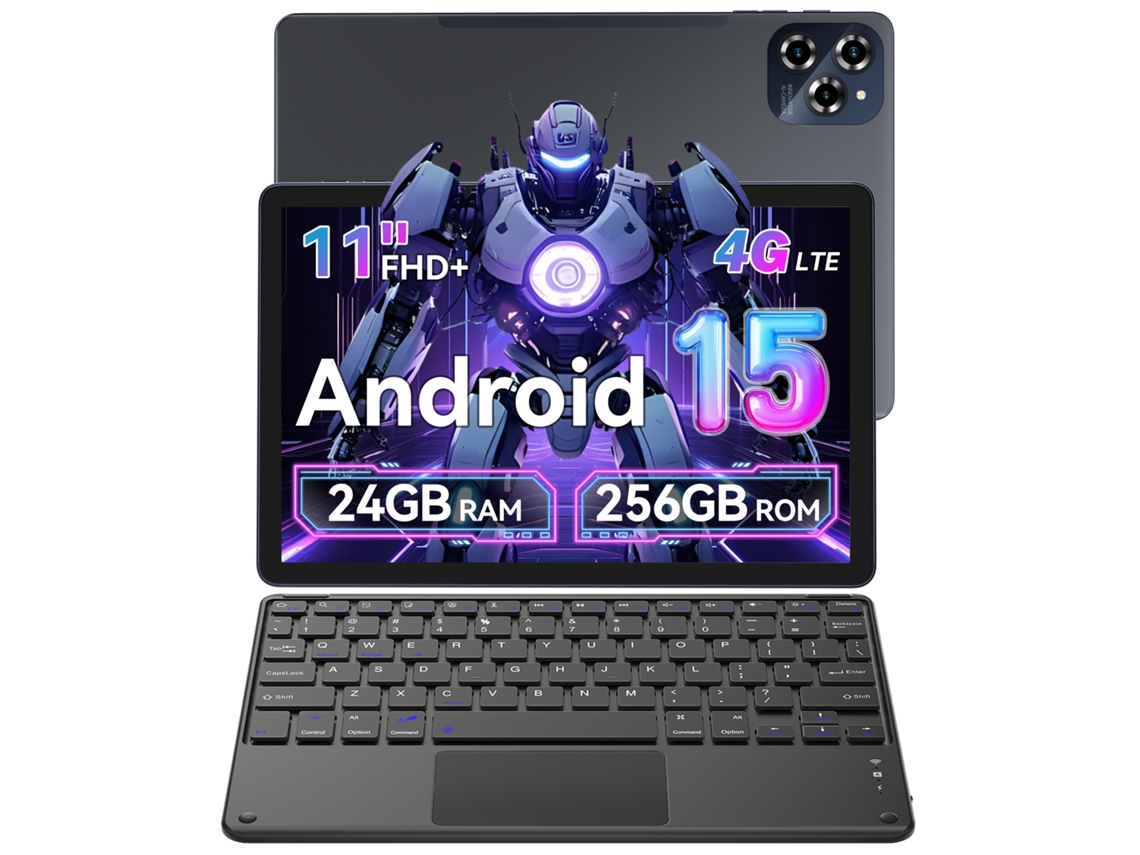 Tablet W90 + K1 (11'' - 24 GB - 256 GB - Gris)