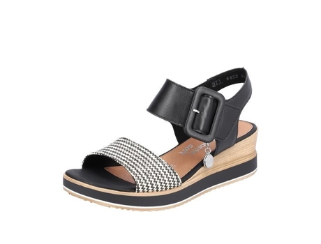 Zapatos Pés de Hombre REMONTE Remoção Descalços Outro Negro (38)