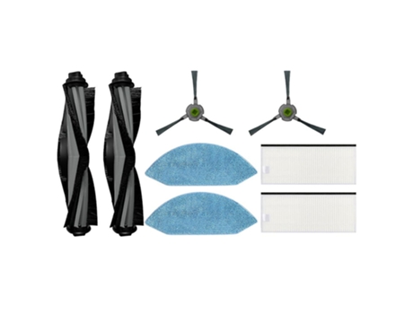 Escova lateral principal filtro mop pano para aspirador ecovacs u2 dgn22